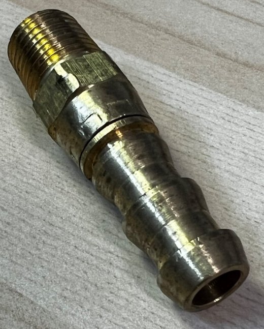 1-4英寸MNPT X 1-2英寸软管内径倒钩软管配件宝塔接头缩略图